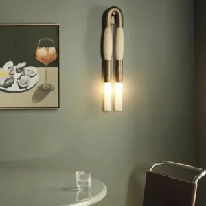 Novelty Old Gold Wall Lamp Retro Design Long Wall Light