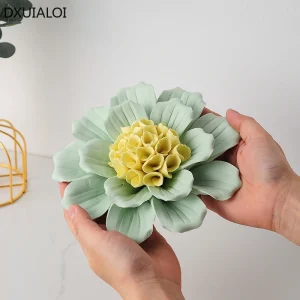 Creative Handmade ceramic flower. wall decor