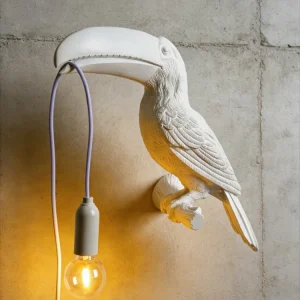 Toucan Resin "Tufted Puffin" Decor Wall Lamp